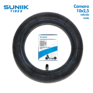 Cámara De Aire 10×2,5 Válvula Recta Suniik | Mejor Agarre Y Comodidad