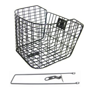 CESTA METALICA VARILLA NEGRA