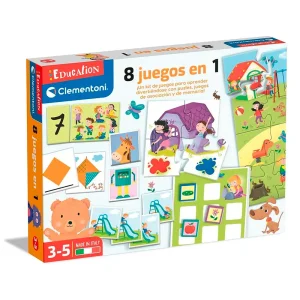 KIT DE 8 JUEGOS EN 1-CLEMENTONI