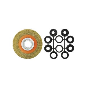 Escobilla de rueda 5″ dorado ondulado