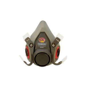 Respirador con 2 filtro para vapores orgánicos y gases acido (jebe) *****