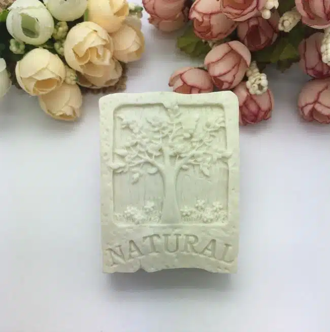 Molde de Silicona para Jabón Casero: Modelo Rectangular con Patrón de Árboles – ¡Dale Vida a Tu Jabón Hecho a Mano Personalizado! - Imagen 3