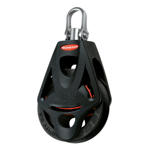 Polea Ronstan RF45110 con grillete de acero inoxidable