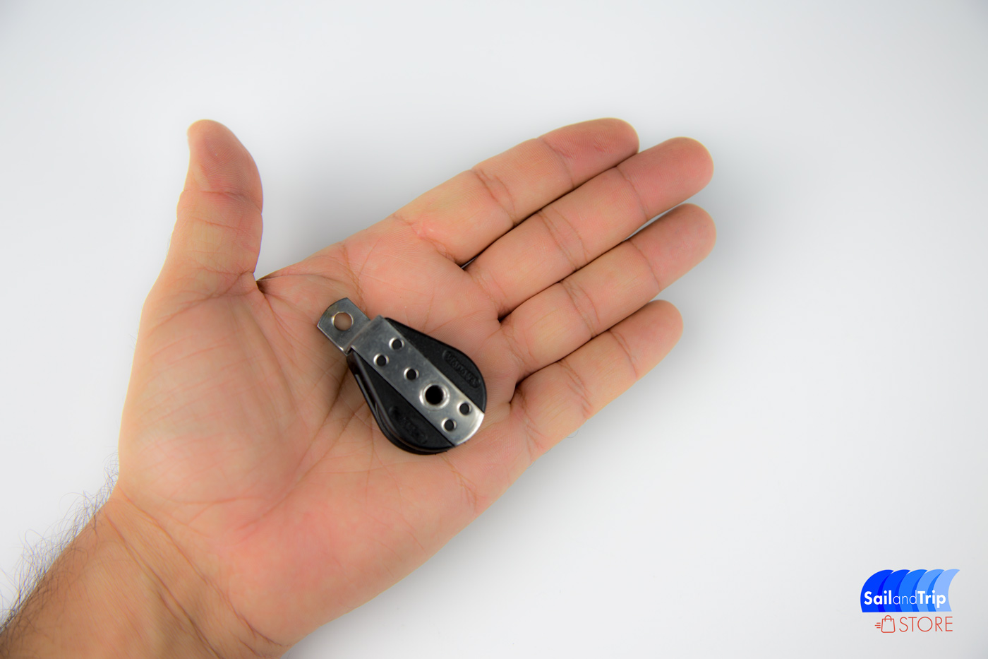 Polea plana Viadana de 28 mm para cabos de 8 mm - Imagen 4