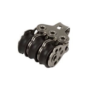 Polea de 17 mm triple Viadana para cabos de 5 mm