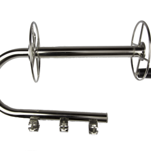 Carrete rabiza de acero inoxidable horizontal