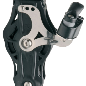 Polea violín Wichard 45 mm con mordaza y arraigo