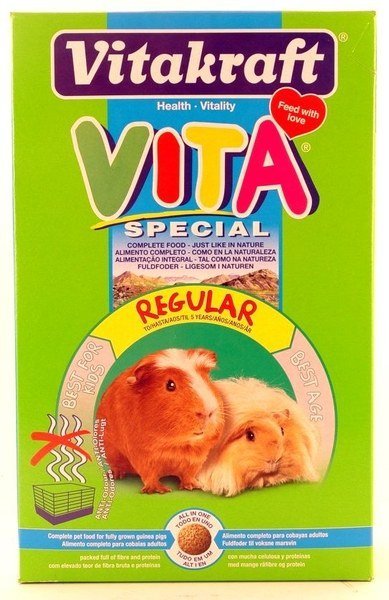 Alimento para Cobayas Vita Special Regular Vitakraft 600 gr