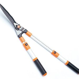 Tijera recortasetos XL mangos telescópicos de Aluminio y cuchillas de Acero recubiertas de Teflón