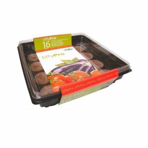 Jiffy-7 Bandeja Invernadero 16 Pastillas Gigantes