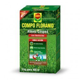 Abono césped COMPO Floranid con Herbicida (3 Kg.)