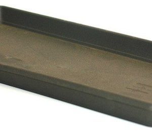 Plato para Jardinera de plástico inyectado color antracita ANTHEA 50 cm.