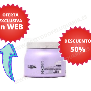 MASCARILLA ENRIQUECIDA PARA CABELLOS ENCRESPADOS, ASPEROS Y MUY DAÑADOS 500ml Serie Expert Liss Ultime Masque LOREAL Professionnel