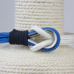 Pulsera marinera hombre azul y blanca