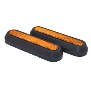 Tapas Embellecedores Reflectantes Laterales Reflectantes Para Rueda Trasera Con Catadióptrico Para Xiaomi (Pack De 2 Unidades) | Mejor Agarre Y Comodidad